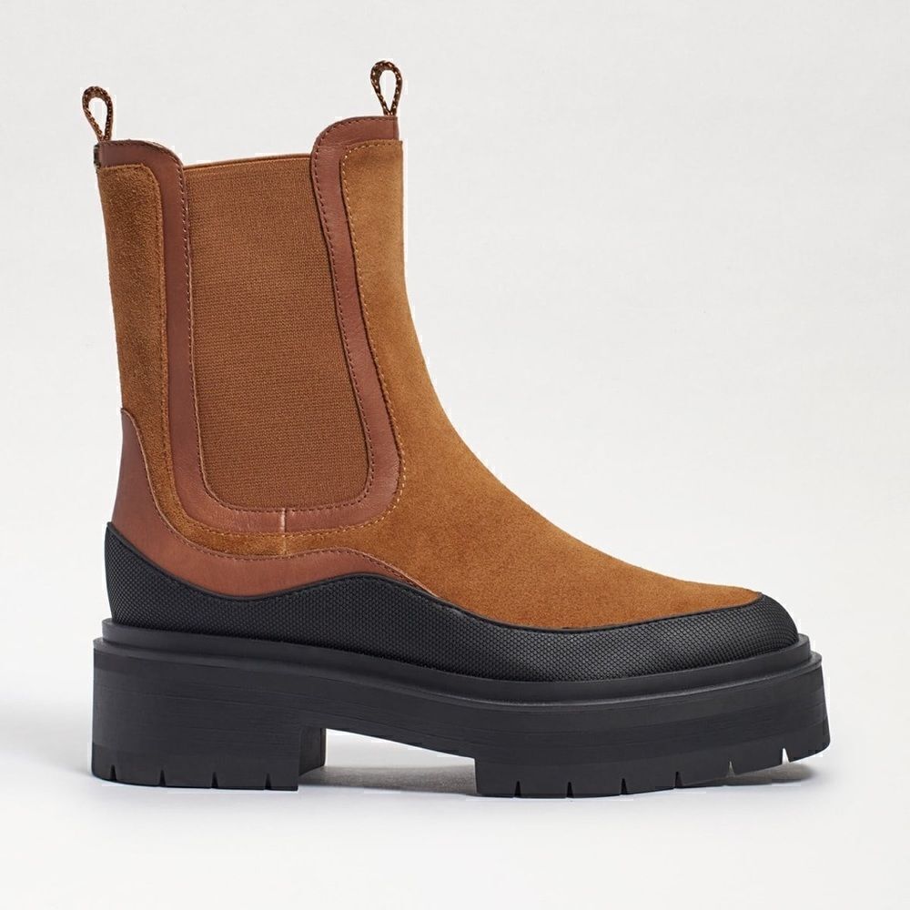 New Sam Edelman Lulia Lug Sole Boots - Picture 2 of 11